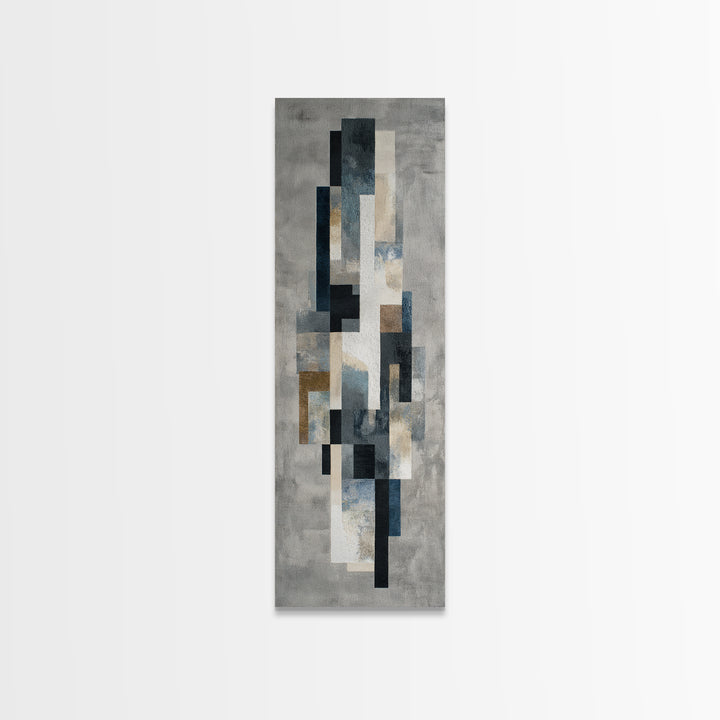 Balanced Geometric Forms Symbolizing Fairness Canvas Print, Law Office Art, Office Wall Decor, Office Decor, Abstract Art, LOA-1x3-89