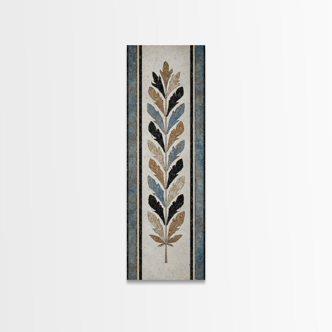 Roman Laurel Wreath Framed Canvas Print, Law Office Art, Printable Art, Office Decor, Fine Art, Counsel, Lawyer, Butterfly Art, LOA-1x3-92
