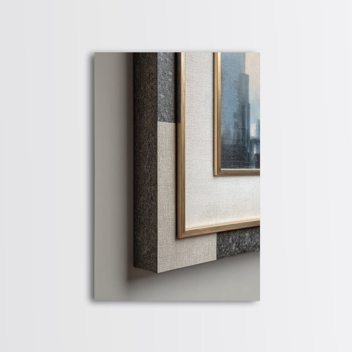 Quiet City Skyline Framed Canvas Print, Law Office Art, Law, Office Decor, Fine Art, Counsel, Modern Decor, Fine Art Print, LOA-2x3-92
