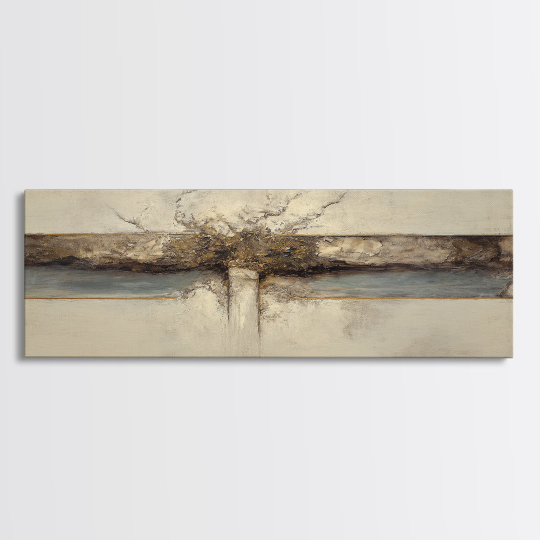 Architectural Arch and Column Abstraction Canvas Print, Law Office Art, Room Decor, Office Decor, Abstract Art, Counsel, LOA-3x1-30