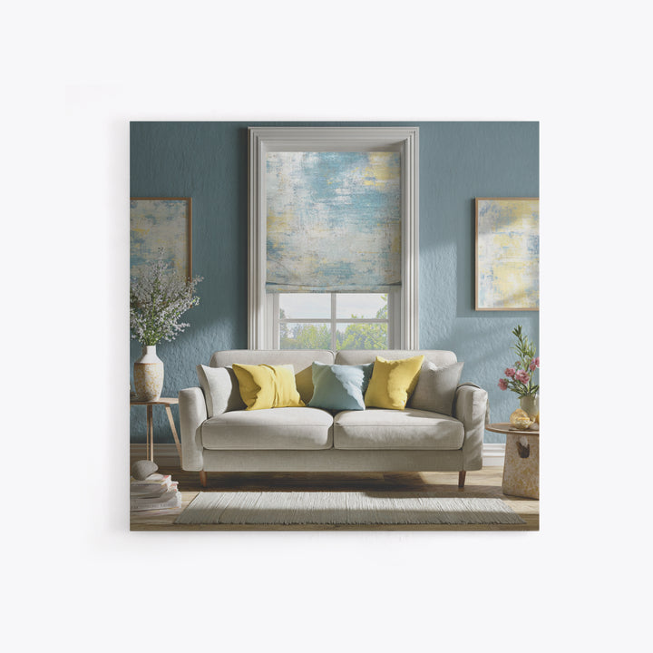 Linen Texture Abstract Canvas Print, Laundry Room Art, New Home Gift, Living Room Decor, Abstract Art, Clean, LRA-1x1-36