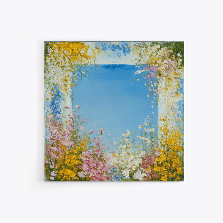 Fresh Air Meadow Landscape for Clean Mood Canvas Print, Laundry Room Art, Neutral Decor, Living Room Decor, Fine Art, Clean, LRA-1x1-95
