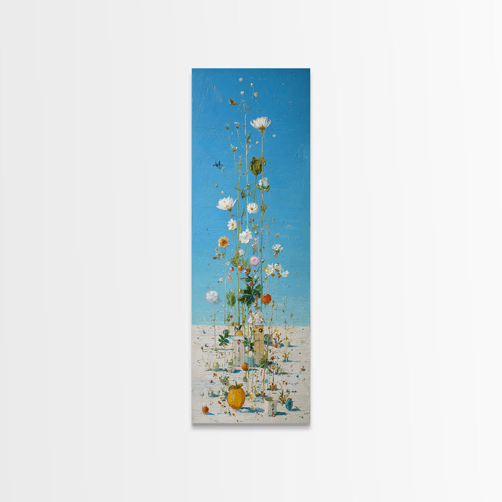 Fresh Air Meadow Landscape for Clean Mood Canvas Print, Laundry Room Art, Farmhouse Wall Decor, Living Room Decor, Clean, LRA-1x3-83