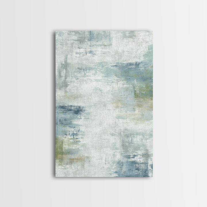 Linen Texture Abstract Framed Canvas Print, Laundry Room Art, Digital Wall Art, Living Room Decor, Abstract Art, Clean, LRA-2x3-20