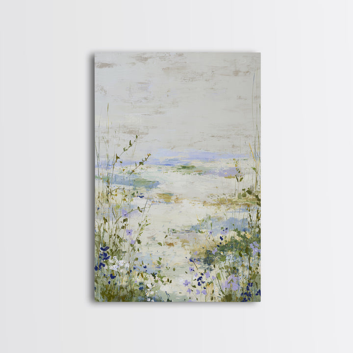 Fresh Air Meadow Landscape for Clean Mood Canvas Print, Laundry Room Art, Statement Artwork, Living Room Decor, Fine Art, Clean, LRA-2x3-31