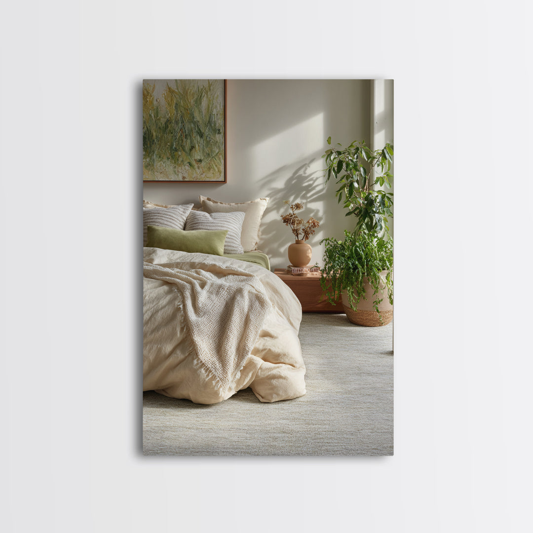 Fresh Air Meadow Landscape for Clean Mood Canvas Print, Laundry Room Art, Painting, Living Room Decor, Fine Art, Clean, LRA-2x3-79