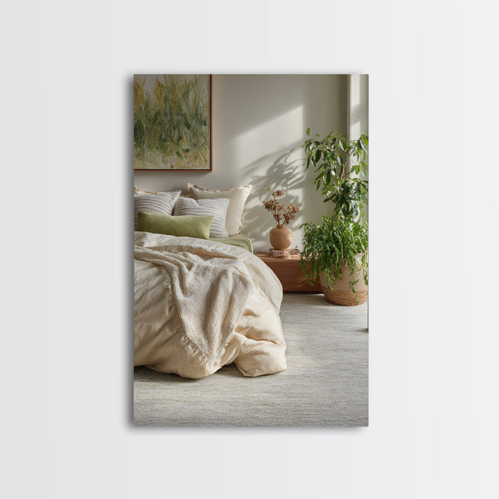 Fresh Air Meadow Landscape for Clean Mood Canvas Print, Laundry Room Art, Painting, Living Room Decor, Fine Art, Clean, LRA-2x3-79