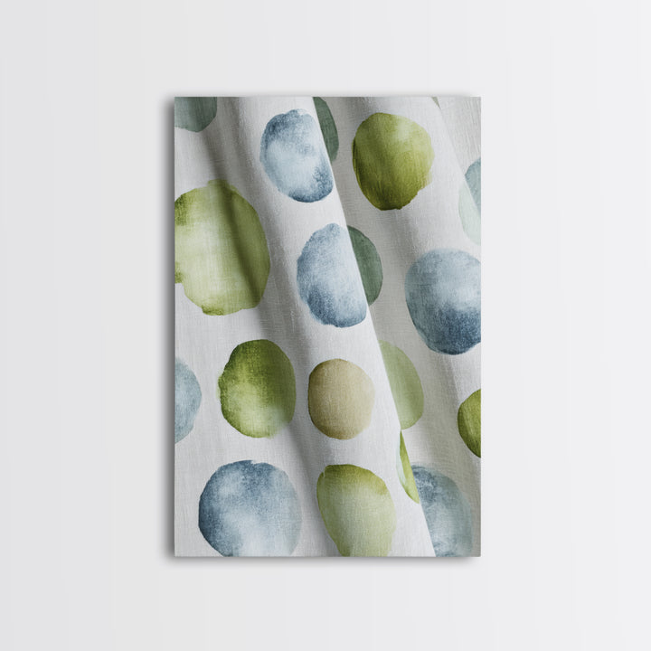 Soap Bubbles Rendered as Playful Abstract Circles Canvas Print, Laundry Room Art, Digital Wall Art, Living Room Decor, Clean, LRA-2x3-86
