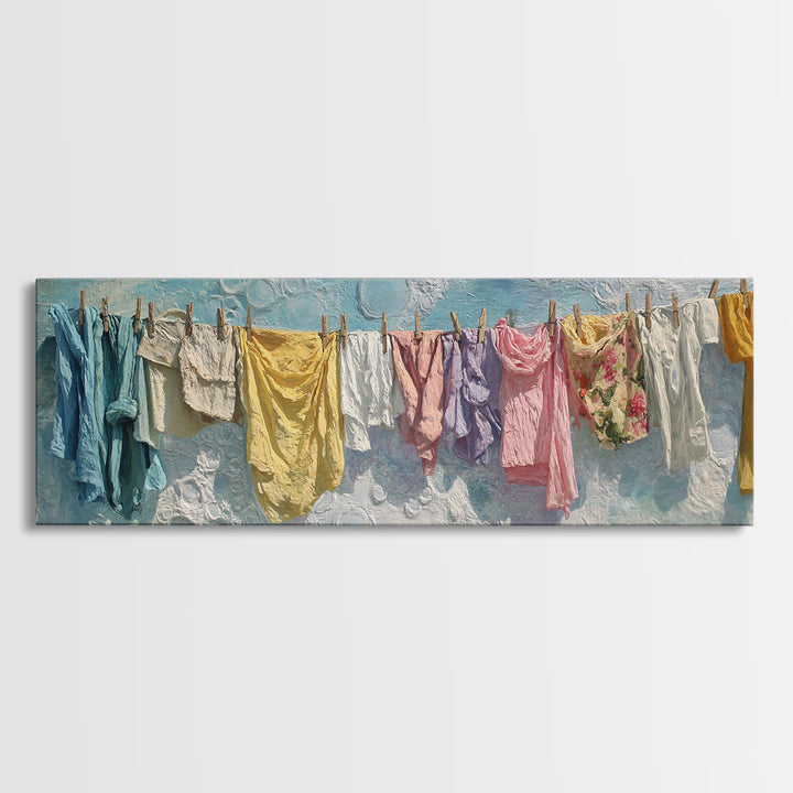 Abstract Suds and Bubbles Canvas Print, Laundry Room Art, Printable Art, Living Room Decor, Abstract Art, Clean, Whimsical Art, LRA-3x1-86