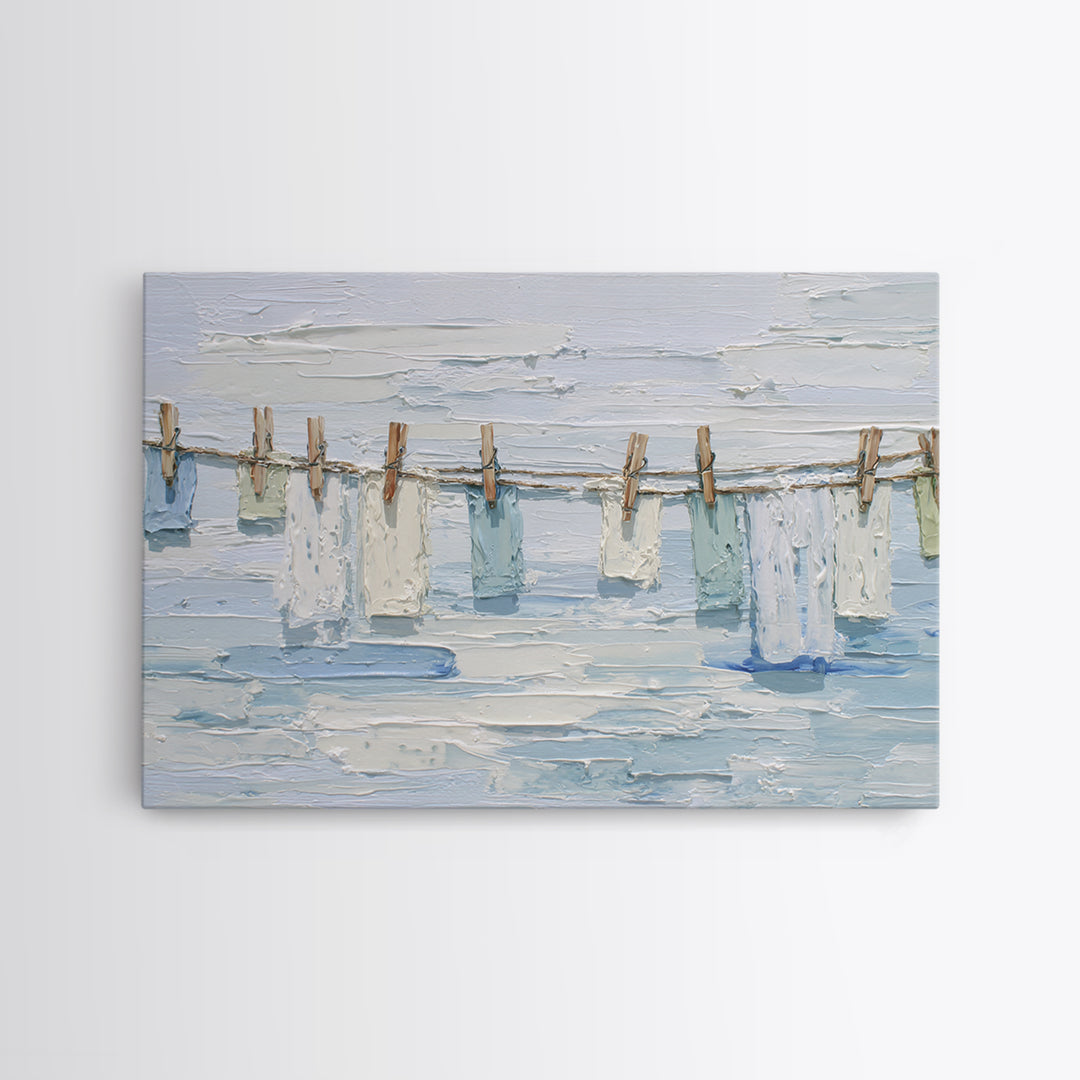 Clean Blue Water Ripple Abstraction Framed Canvas Print, Laundry Room Art, Wall Art Print, Living Room Decor, Abstract Art, LRA-3x2-70