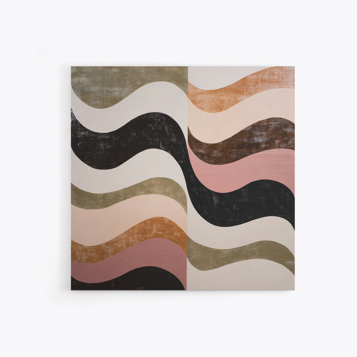 Abstract Wave Forms Canvas Print, Master Bedroom, Wall Art Prints, Bedroom Decor, Abstract Art, Sanctuary, Farmhouse Wall Art, MAS-1x1-20
