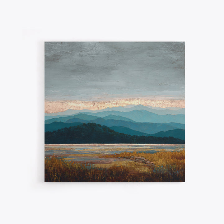 Soft Mountain Ridge Framed Canvas Print, Master Bedroom, Boho Decor, Bedroom Decor, Fine Art, Sanctuary, Wall Art Prints, MAS-1x1-61