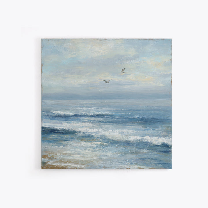 Hotel Coastal Landscape Canvas Print, Master Bedroom, Luxury Decor, Bedroom Decor, Fine Art, Sanctuary, Wedding Decor, MAS-1x1-69