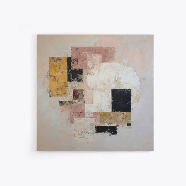 Large Cream Abstract Canvas Print, Master Bedroom, Contemporary Art, Bedroom Decor, Abstract Art, Sanctuary, Bedroom Wall Art, MAS-1x1-89