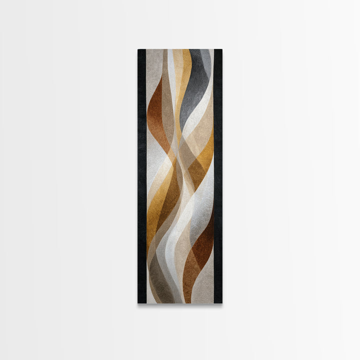 Abstract Wave Forms Canvas Print, Master Bedroom, Wall Art Prints, Bedroom Decor, Abstract Art, Sanctuary, Farmhouse Wall Art, MAS-1x3-32