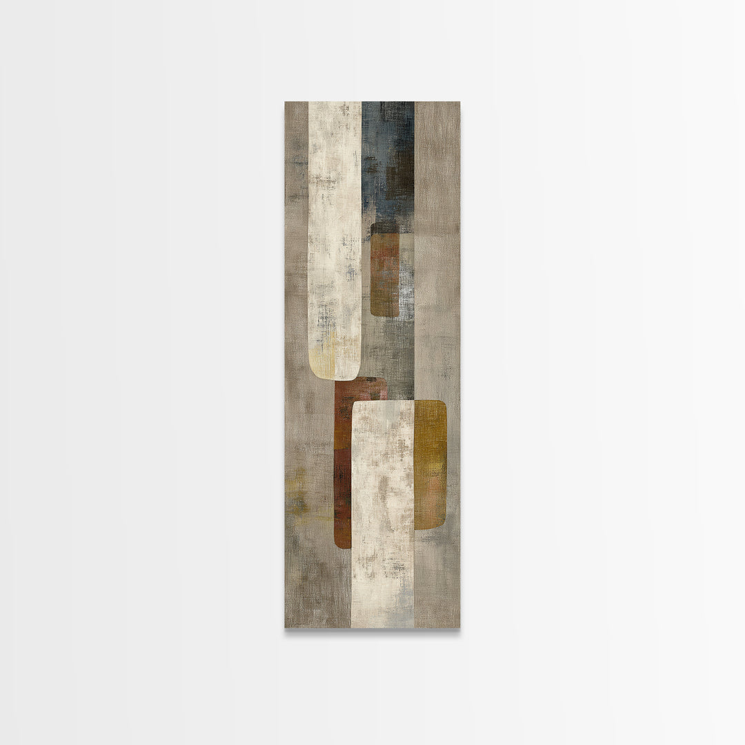 Soft Abstract Linen Texture Canvas Print, Master Bedroom, Farmhouse Wall Art, Bedroom Decor, Sanctuary, Master Bedroom Decor, MAS-1x3-39