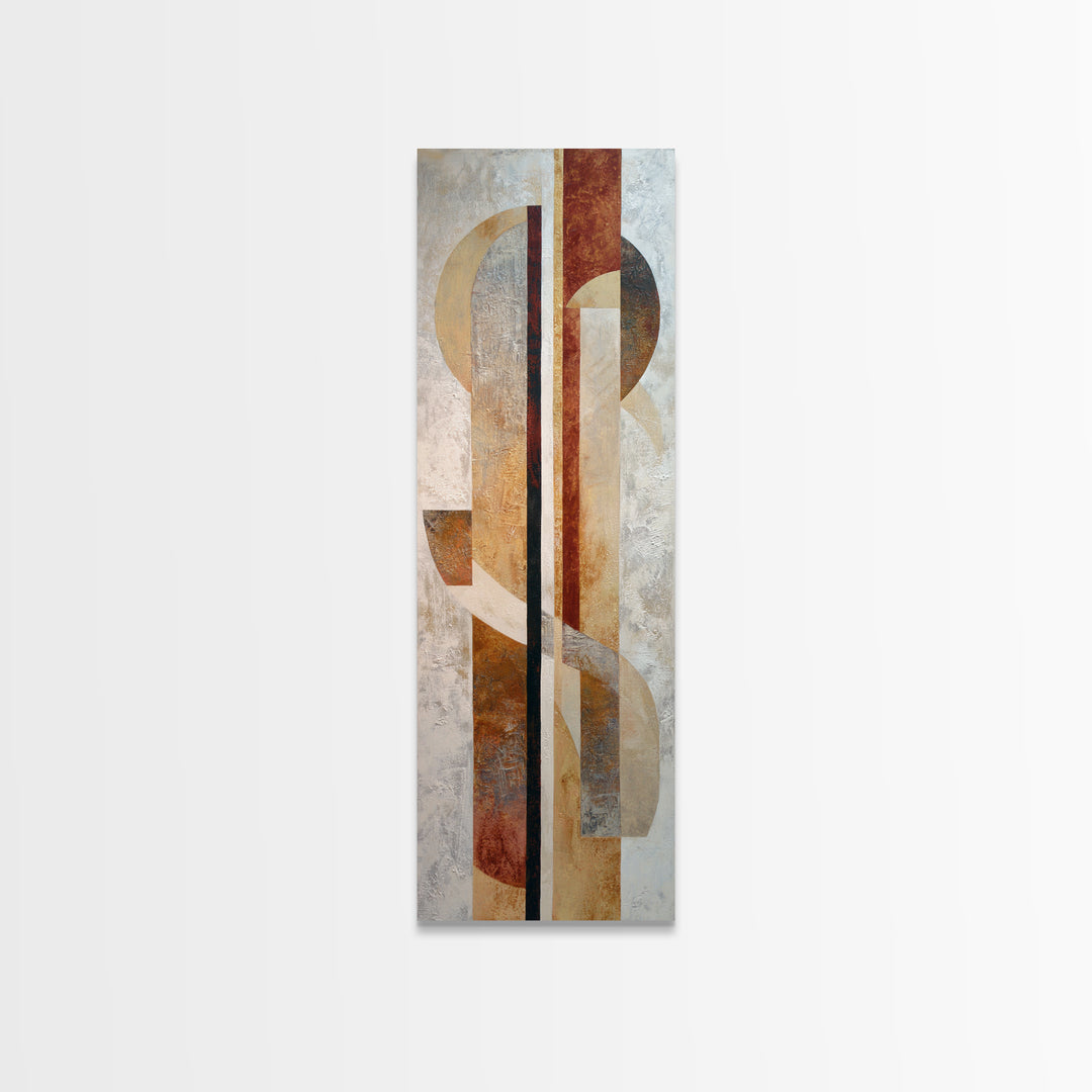 Large Cream Abstract Framed Canvas Print, Master Bedroom, Textured Painting, Bedroom Decor, Abstract Art, Sanctuary, Wall Decal, MAS-1x3-53