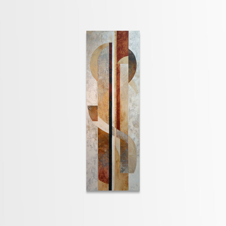 Large Cream Abstract Framed Canvas Print, Master Bedroom, Textured Painting, Bedroom Decor, Abstract Art, Sanctuary, Wall Decal, MAS-1x3-53
