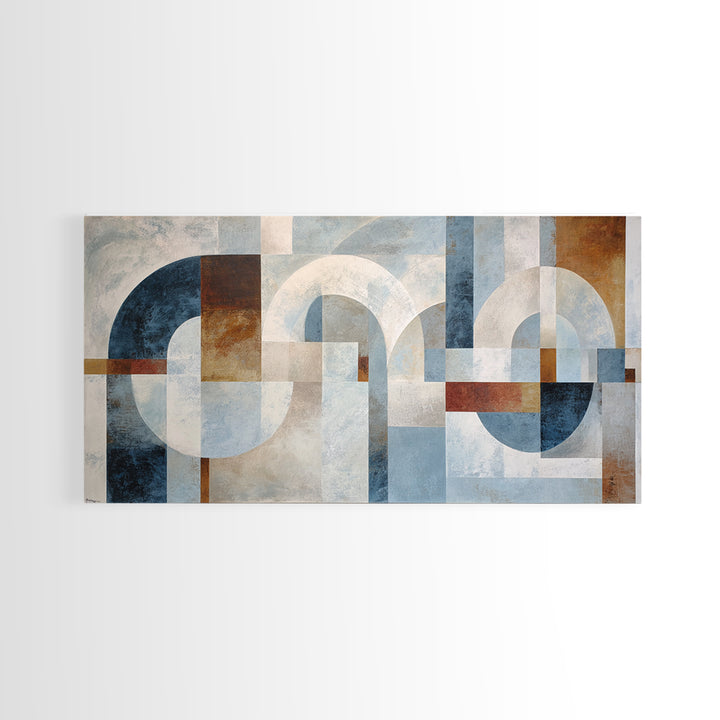 Large Cream Abstract Framed Canvas Print, Master Bedroom, Bedroom Decor, Abstract Art, Sanctuary, Farmhouse Wall Art, MAS-2x1-13