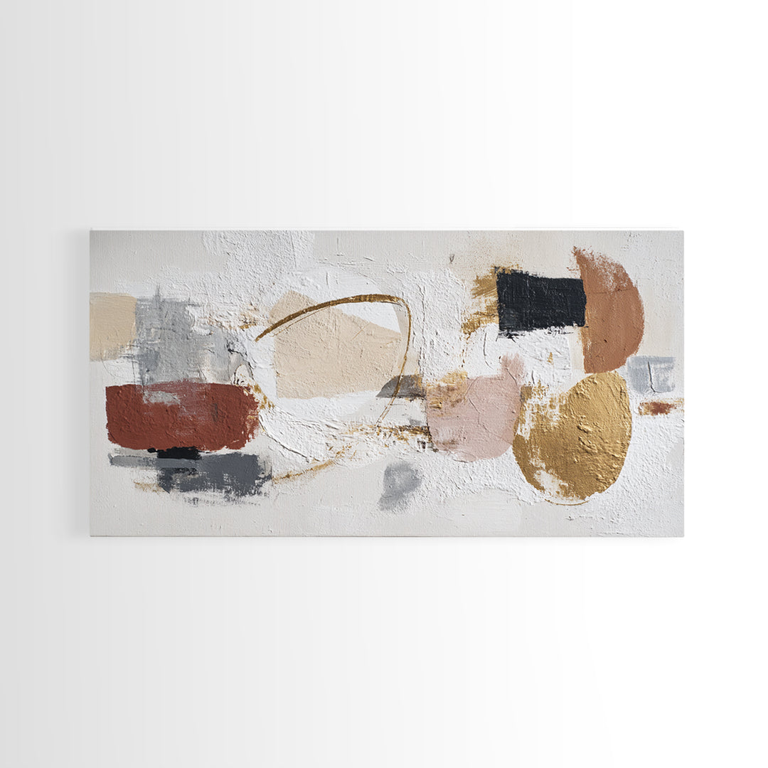 Soft Abstract Linen Texture Canvas Print, Master Bedroom, Farmhouse Wall Decor, Bedroom Decor, Abstract Art, Sanctuary, MAS-2x1-47