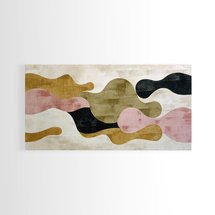 Abstract Wave Forms Canvas Print, Master Bedroom, Bedroom Decor, Fine Art, Sanctuary, Living Room Prints, Wall Decor Bedroom, MAS-2x1-64