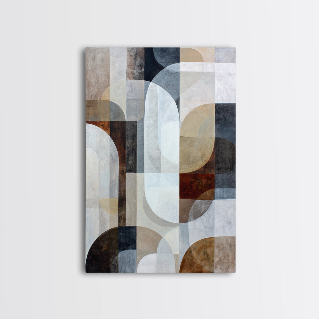 Large Cream Abstract Framed Canvas Print, Master Bedroom, Bedroom Decor, Sanctuary, Living Room Prints, Wall Decor Bedroom, MAS-2x3-1