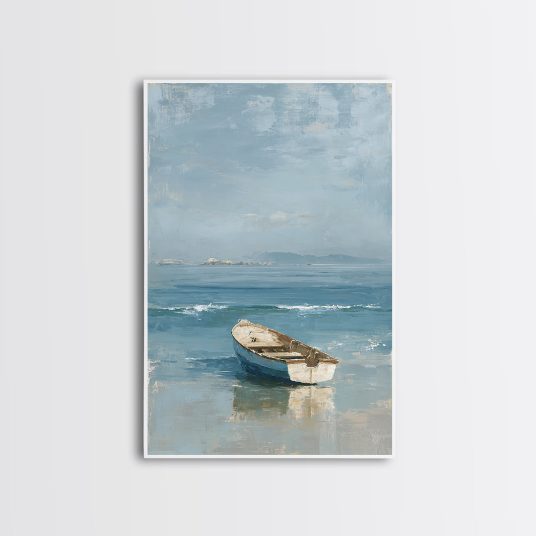 Hotel Coastal Landscape Canvas Print, Master Bedroom, Wall Decal, Bedroom Decor, Fine Art, Sanctuary, Wall Decor Bedroom, MAS-2x3-29