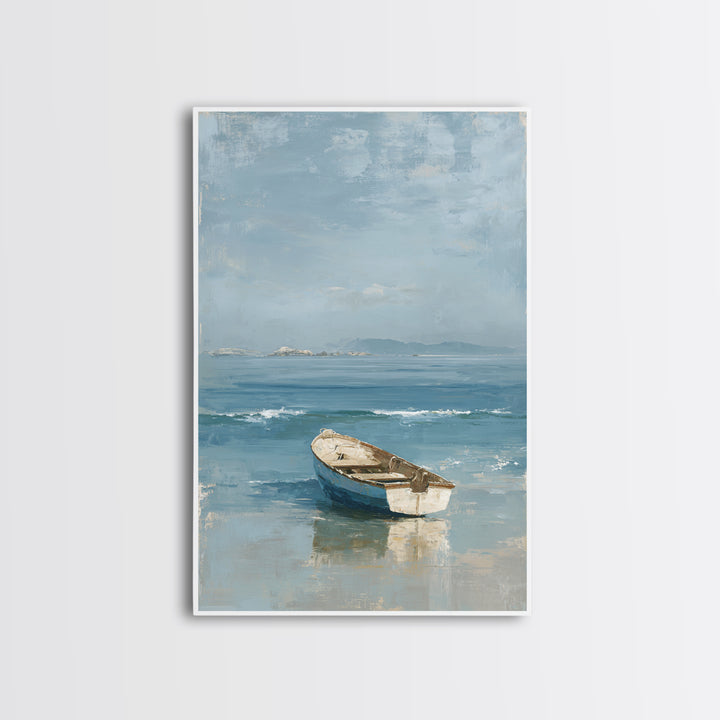 Hotel Coastal Landscape Canvas Print, Master Bedroom, Wall Decal, Bedroom Decor, Fine Art, Sanctuary, Wall Decor Bedroom, MAS-2x3-29