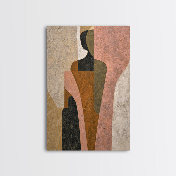 Classical Reclining Figure Implied Through Line Art Canvas Print, Master Bedroom, Minimalist Decor, Bedroom Decor, Sanctuary, MAS-2x3-30