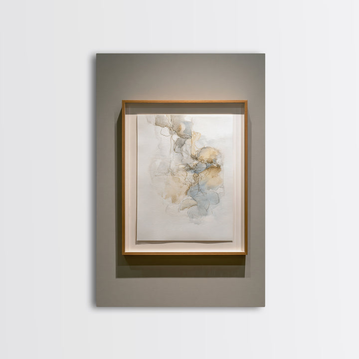 Minimal Two Figure Line Drawing Framed Canvas Print, Master Bedroom, Farmhouse Decor, Bedroom Decor, Fine Art, Sanctuary, MAS-2x3-37