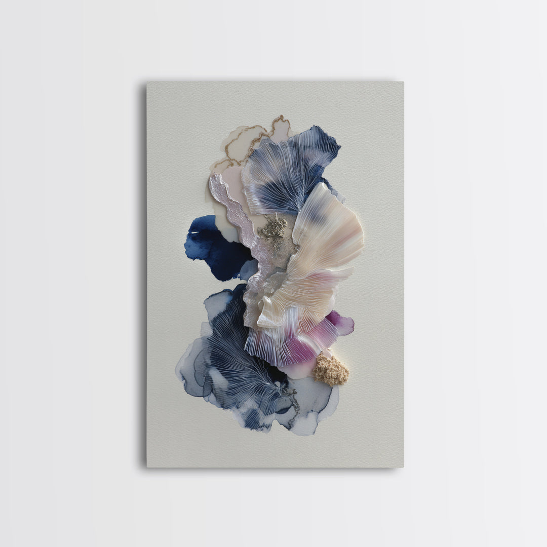 Tonal Floral Diptych Framed Canvas Print, Master Bedroom, Wall Decor, Bedroom Decor, Fine Art, Sanctuary, Farmhouse Wall Decor, MAS-2x3-46