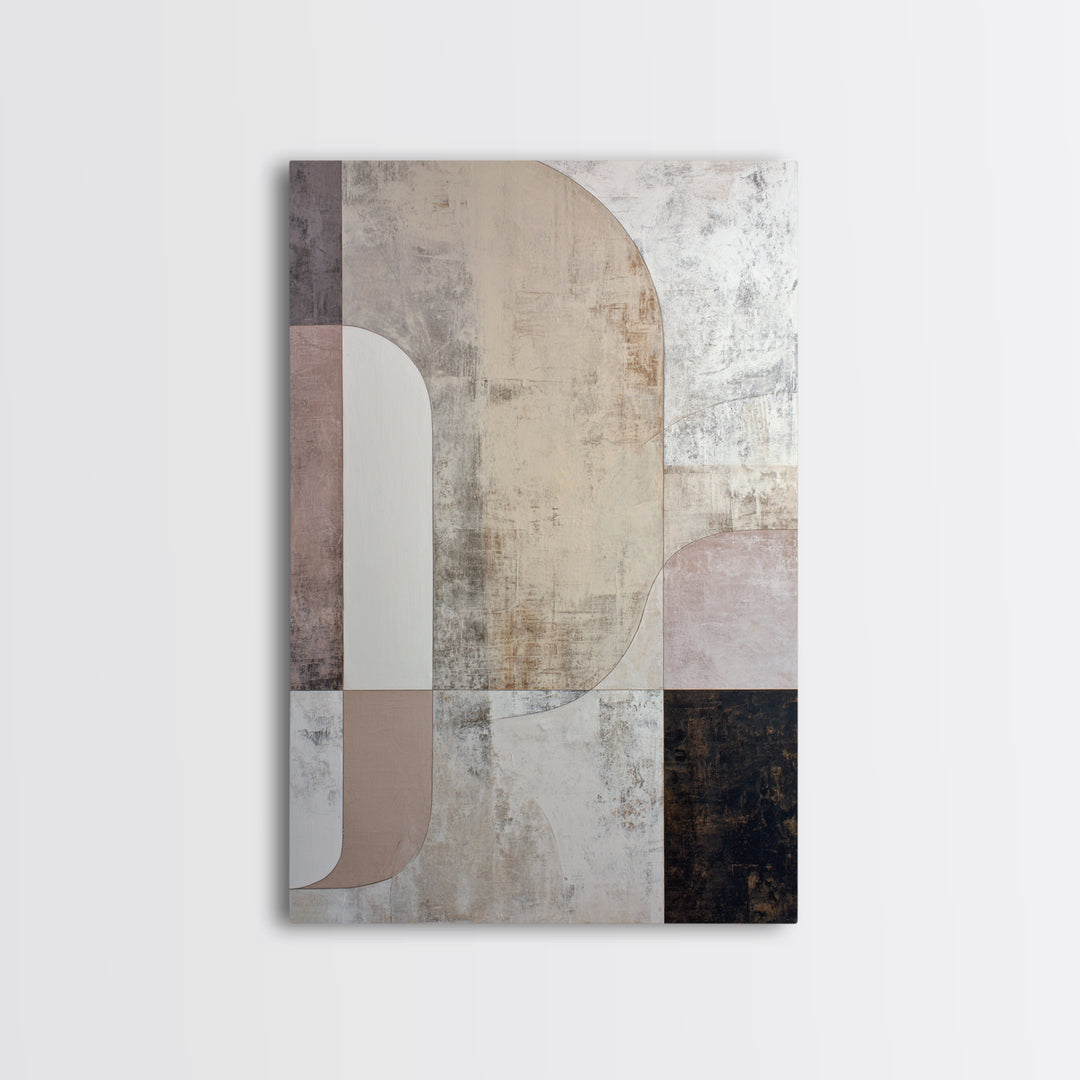 Large Cream Abstract Canvas Print, Master Bedroom, Bedroom Wall Decor, Bedroom Decor, Abstract Art, Sanctuary 449, MAS-2x3-49