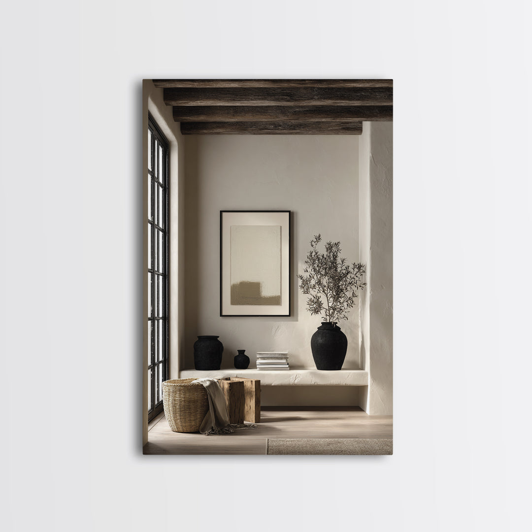 Minimal Two Figure Line Drawing Canvas Print, Master Bedroom, Minimalist Wall Art, Bedroom Decor, Fine Art, Sanctuary, MAS-2x3-61