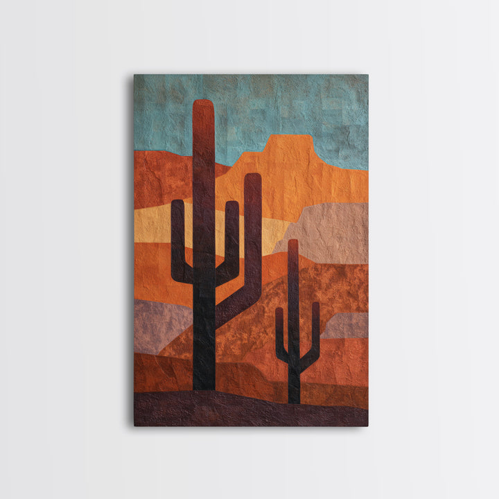 Quiet Desert Dusk Canvas Print, Master Bedroom, Wedding Decor, Bedroom Decor, Fine Art, Sanctuary, Rustic Home Decor, MAS-2x3-66