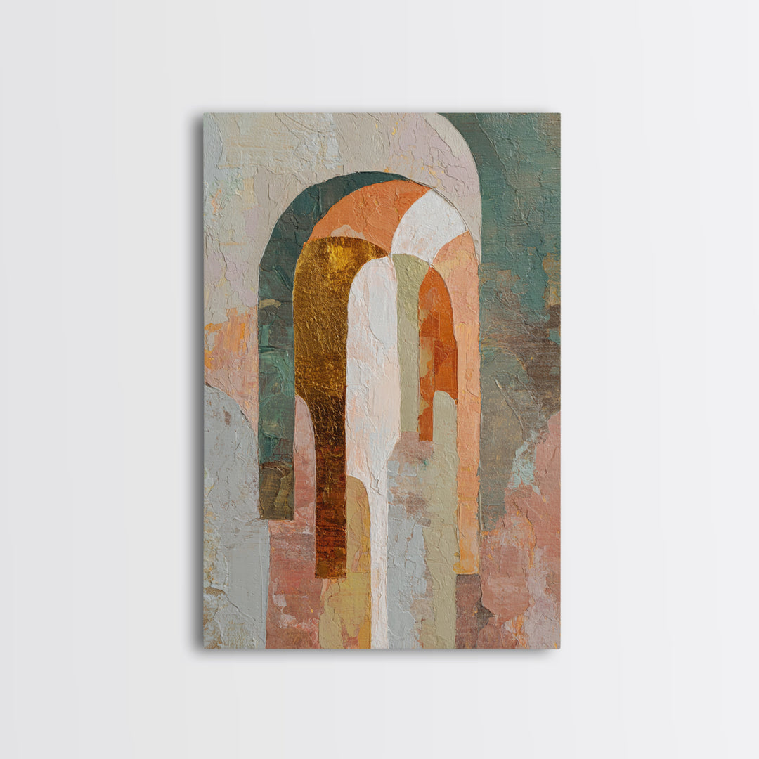 Large Cream Abstract Framed Canvas Print, Master Bedroom, Rustic Home Decor, Bedroom Decor, Abstract Art, Sanctuary, MAS-2x3-73