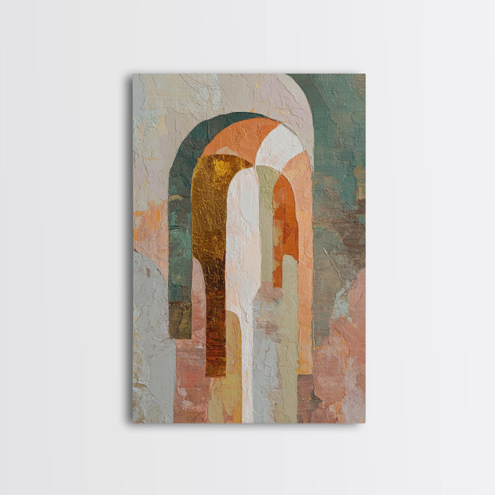 Large Cream Abstract Framed Canvas Print, Master Bedroom, Rustic Home Decor, Bedroom Decor, Abstract Art, Sanctuary, MAS-2x3-73