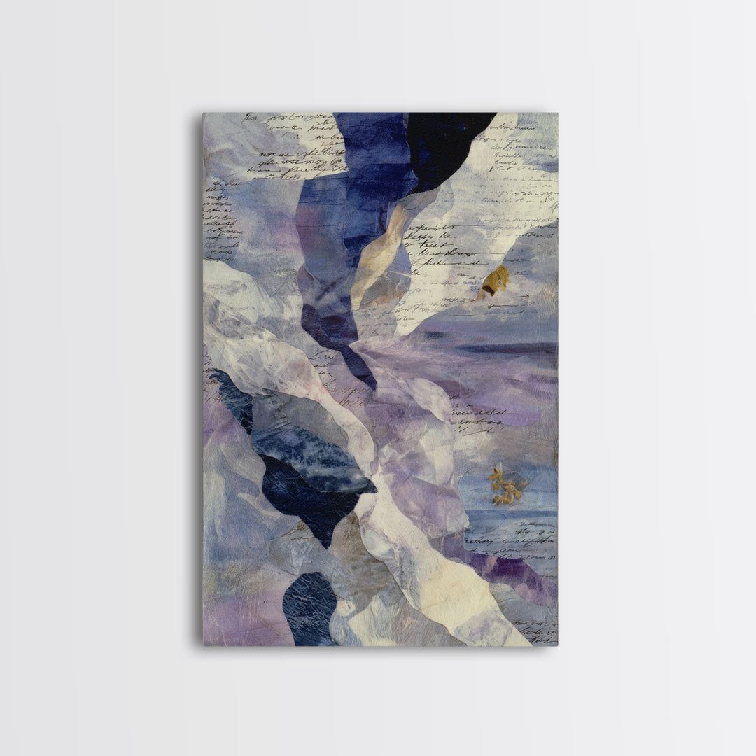 Abstract Wave Forms Framed Canvas Print, Master Bedroom, Signs for Home, Bedroom Decor, Abstract Art, Sanctuary, Luxury Decor, MAS-2x3-76