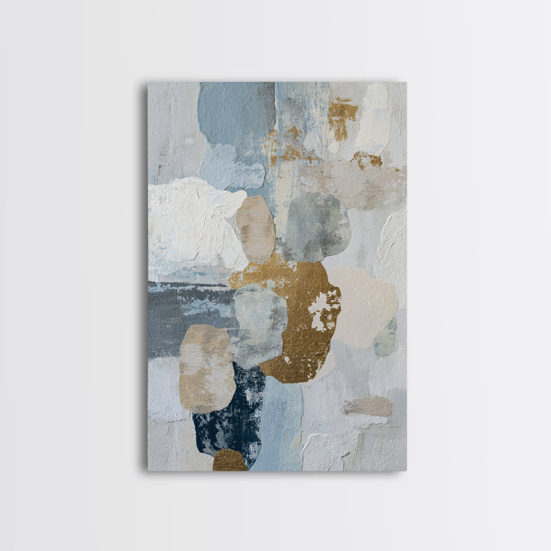 Minimal Stone Shapes Canvas Print, Master Bedroom, Bedroom Prints, Bedroom Decor, Abstract Art, Sanctuary, Gallery Decor, MAS-2x3-96