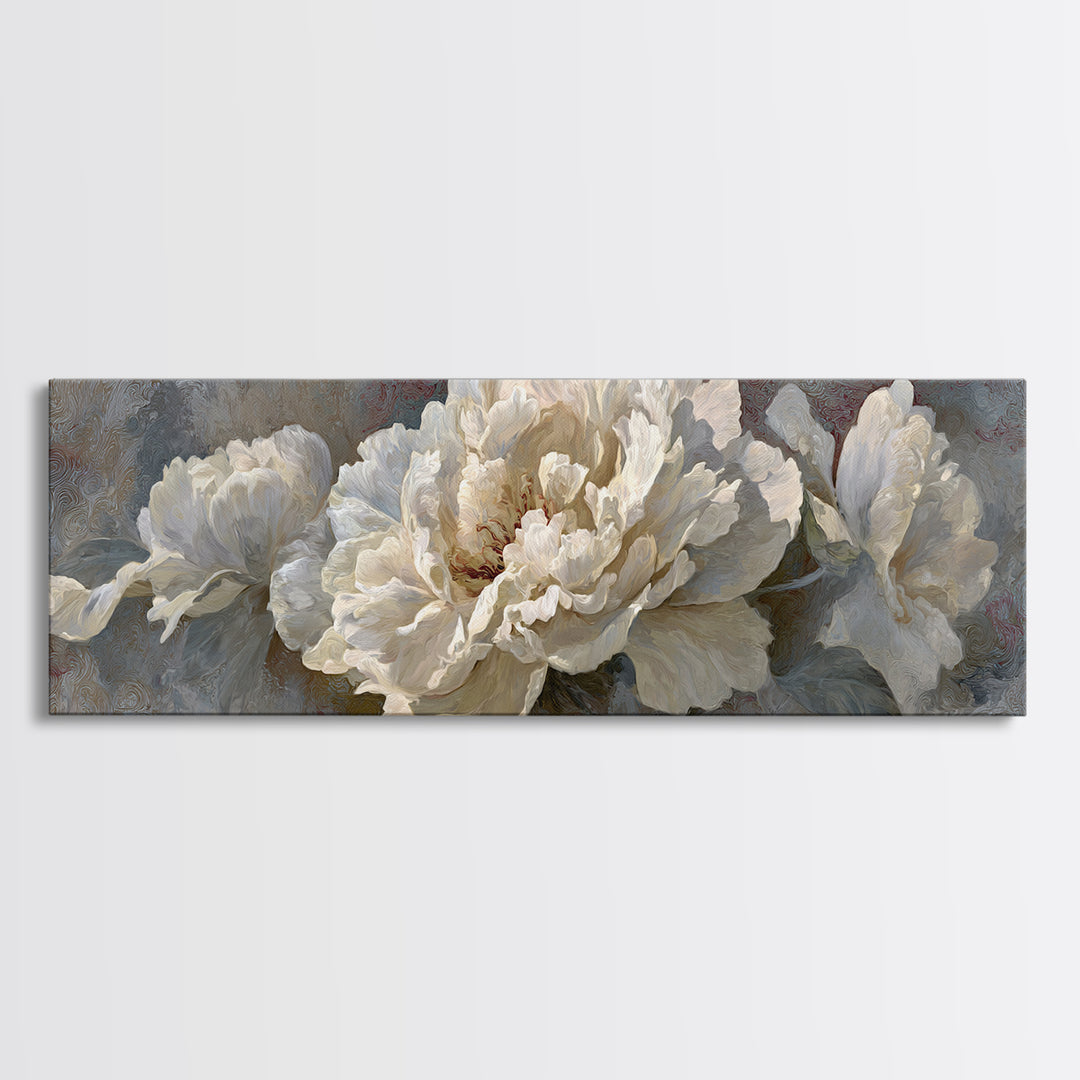 Large Cream Abstract Canvas Print, Master Bedroom, Wall Art Bedroom, Bedroom Decor, Fine Art, Sanctuary, Statement Artwork, MAS-3x1-33