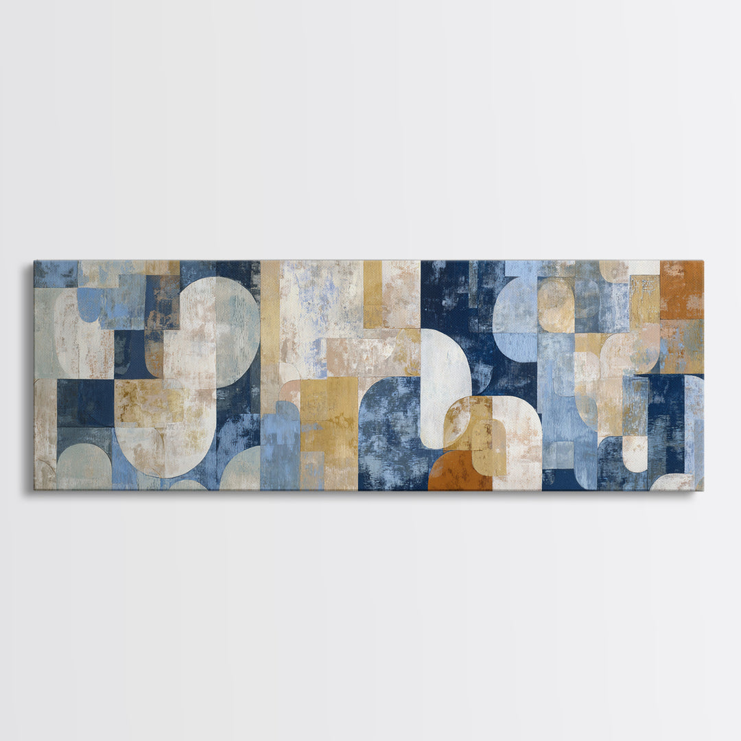 Soft Abstract Linen Texture Framed Canvas Print, Master Bedroom, Canvas Print, Bedroom Decor, Sanctuary, Above Bed Wall Art, MAS-3x1-67