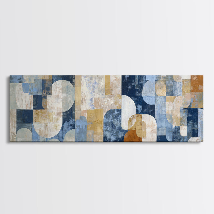 Soft Abstract Linen Texture Framed Canvas Print, Master Bedroom, Canvas Print, Bedroom Decor, Sanctuary, Above Bed Wall Art, MAS-3x1-67