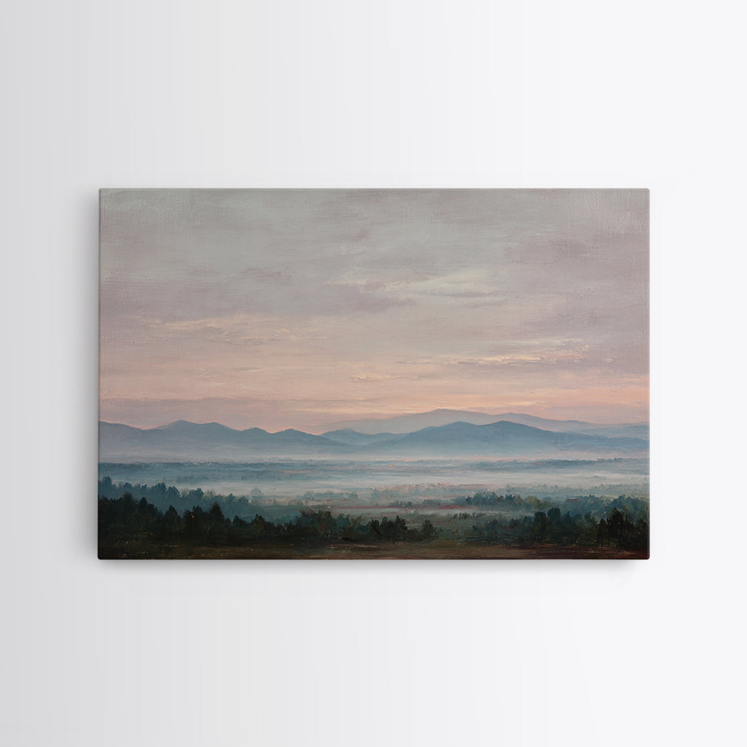 Blush and Taupe Cloudscape Framed Canvas Print, Master Bedroom, Farmhouse Wall Art, Bedroom Decor, Fine Art, Sanctuary, MAS-3x2-10
