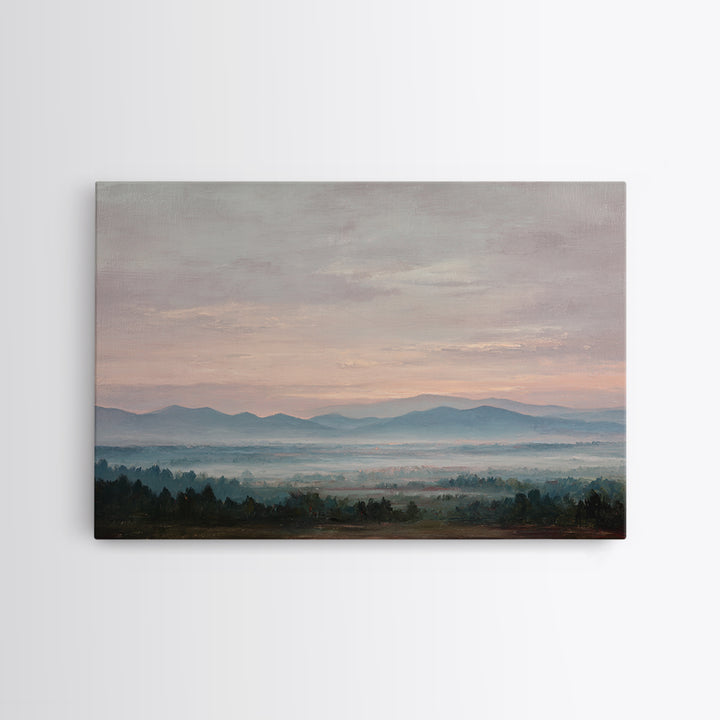 Blush and Taupe Cloudscape Framed Canvas Print, Master Bedroom, Farmhouse Wall Art, Bedroom Decor, Fine Art, Sanctuary, MAS-3x2-10