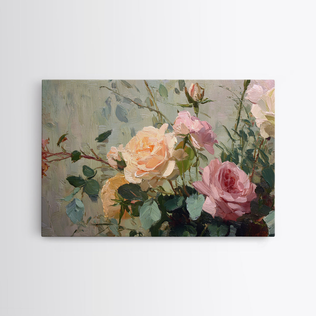 Warm Candlelit Still Life Framed Canvas Print, Master Bedroom, Living Room Prints, Bedroom Decor, Fine Art, Sanctuary, MAS-3x2-28