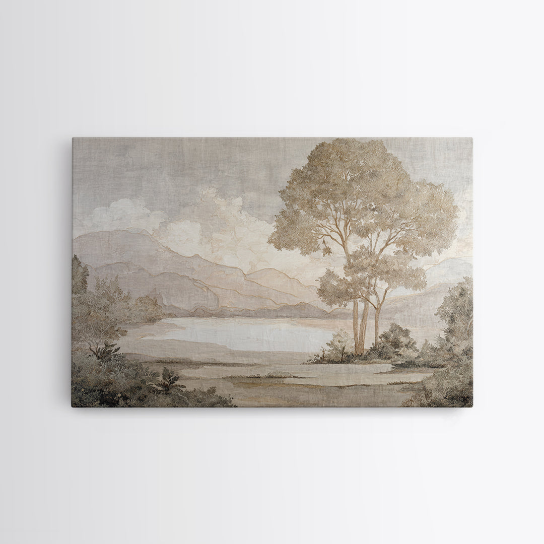 Minimal Two Figure Line Drawing Canvas Print, Master Bedroom, Vinyl Wall Decal, Bedroom Decor, Fine Art, Sanctuary, MAS-3x2-57