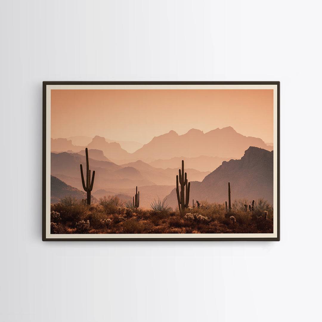 Quiet Desert Dusk Canvas Print, Master Bedroom, Bedroom Prints, Bedroom Decor, Sanctuary, Gallery Decor, Neutral Decor, MAS-3x2-62