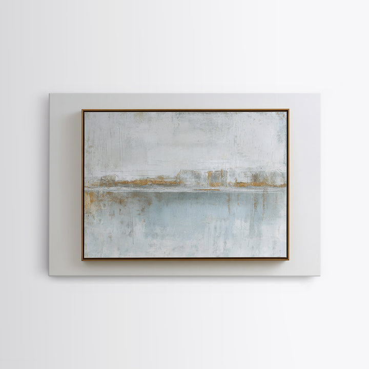 Minimal Two Figure Line Drawing Framed Canvas Print, Master Bedroom, Fine Art Print, Bedroom Decor, Oil Painting, Sanctuary, MAS-3x2-81