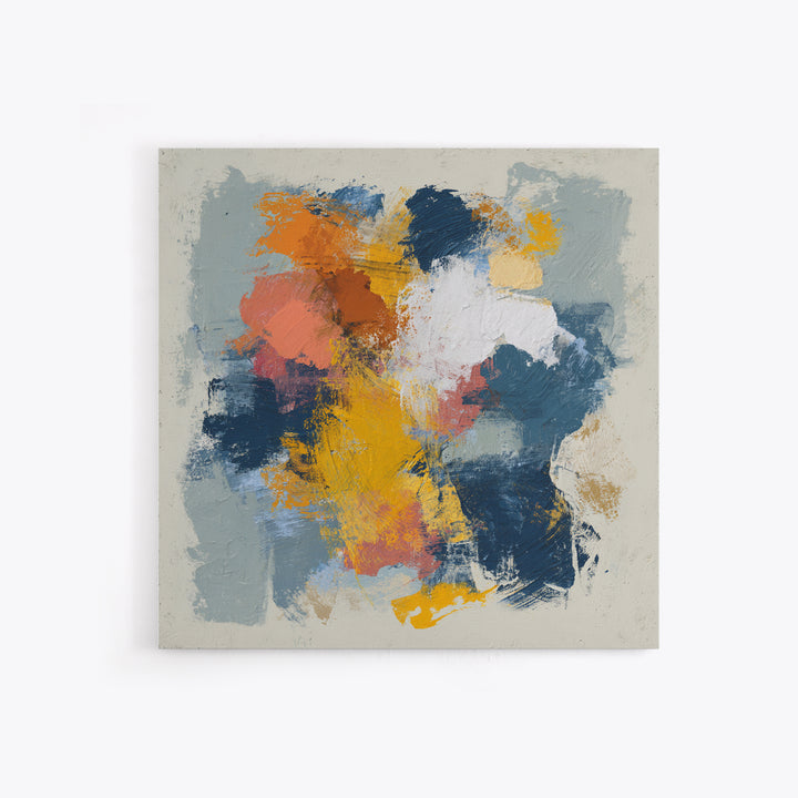 Chaotic Joyful Abstract Canvas Print, Maximalist Art, Unique Wall Art, Living Room Decor, Fine Art, Maximal, Fine Art Print, MAX-1x1-22