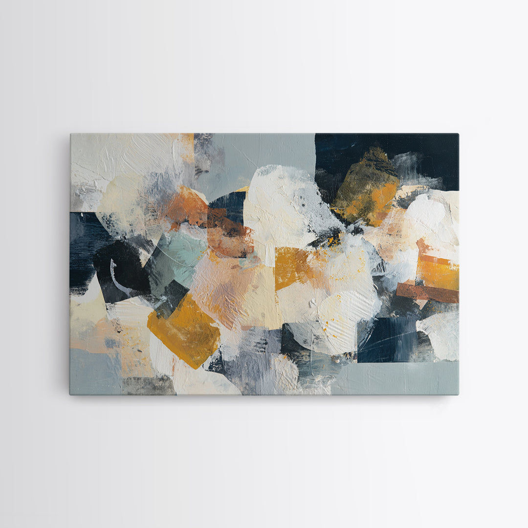 Chaotic Joyful Abstract Canvas Print, Maximalist Art, Abstract Wall Art, Living Room Decor, Abstract Art, Maximal, MAX-3x2-26