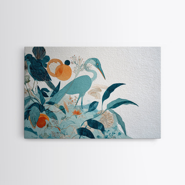 Wild Coral Reef Framed Canvas Print, Maximalist Art, Gallery Decor, Living Room Decor, Fine Art, Maximal, Wall Art, Home Decor, MAX-3x2-45